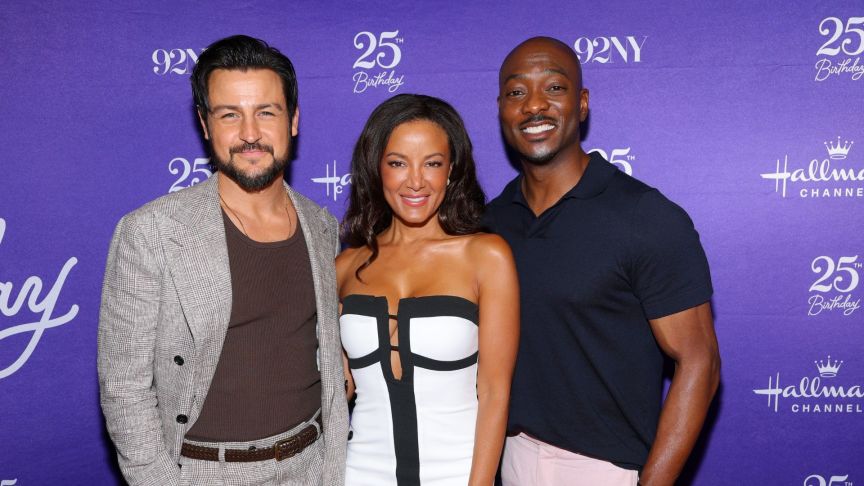 Tyler Hynes, Heather Hemmens and B.J. Britt smile together