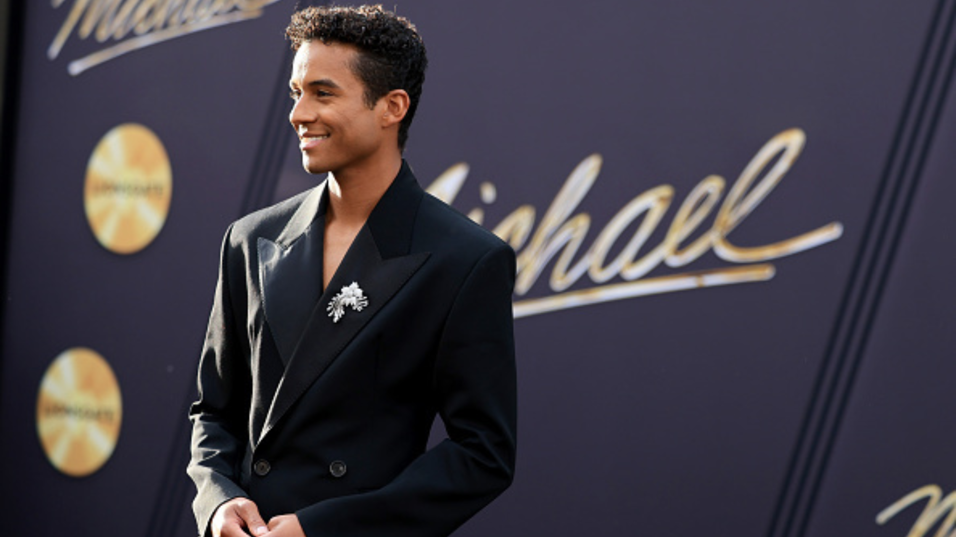 LOS ANGELES, CALIFORNIA - APRIL 20: Jaafar Jackson attends Lionsgate's "Michael" Los Angeles premiere at Dolby Theatre on April 20, 2026 in Los Angeles, California. (Photo by Savion Washington/Getty Images for Lionsgate)