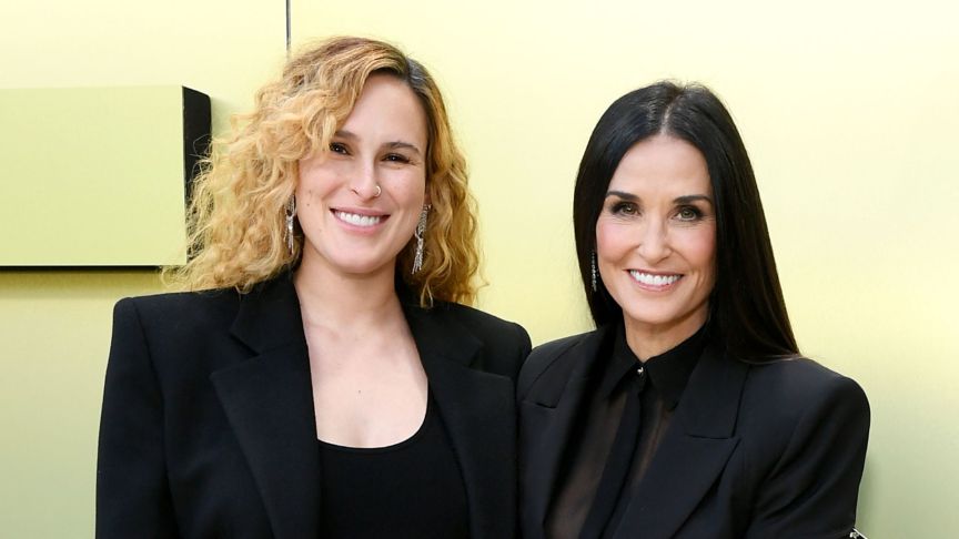 Rumer Willis and Demi Moore