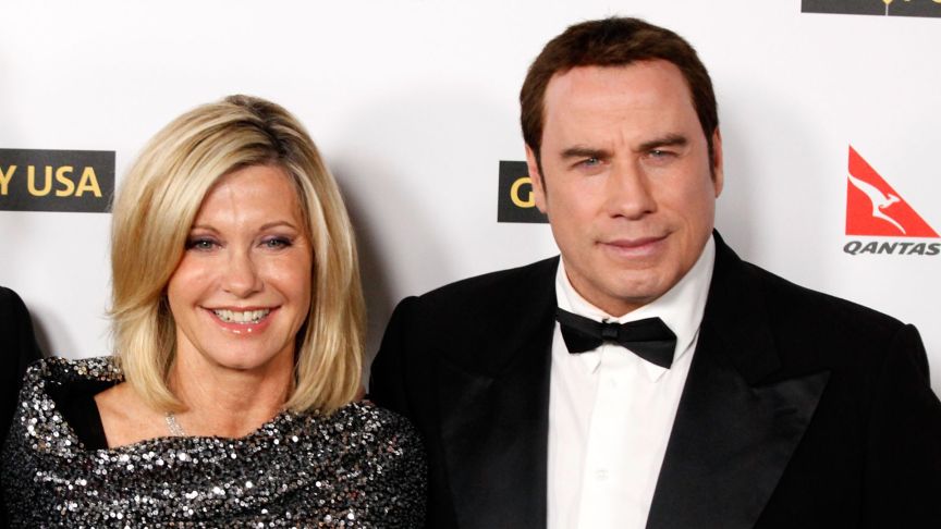 Olivia Newton-John and John Travolta
