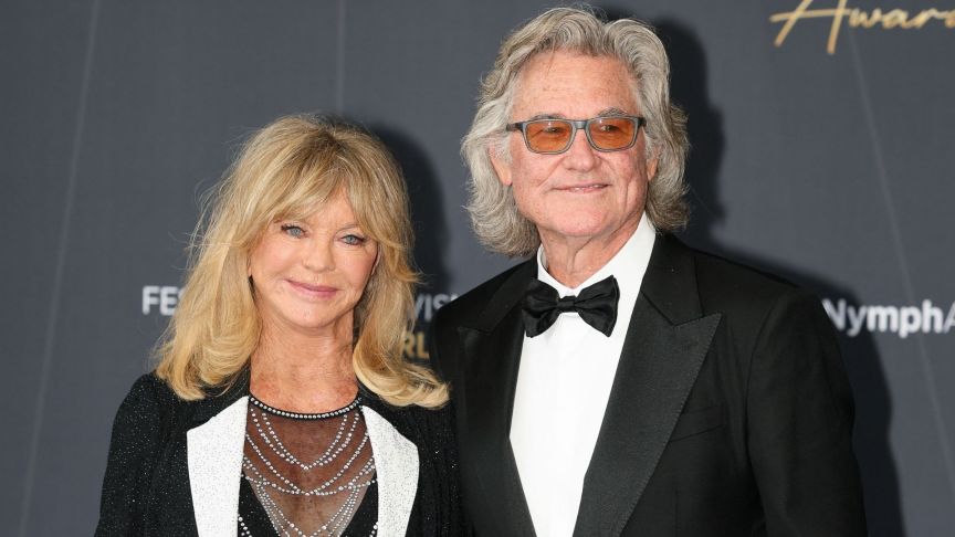 Goldie Hawn and Kurt Russell