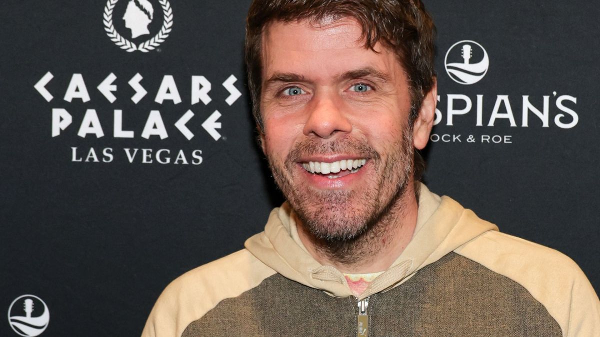 Perez Hilton attends the grand opening of Caspian's Cocktails & Caviar at Caesars Palace.