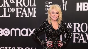 Dolly Parton attends the 37th Annual Rock & Roll Hall of Fame Induction Ceremony at Microsoft Theater.