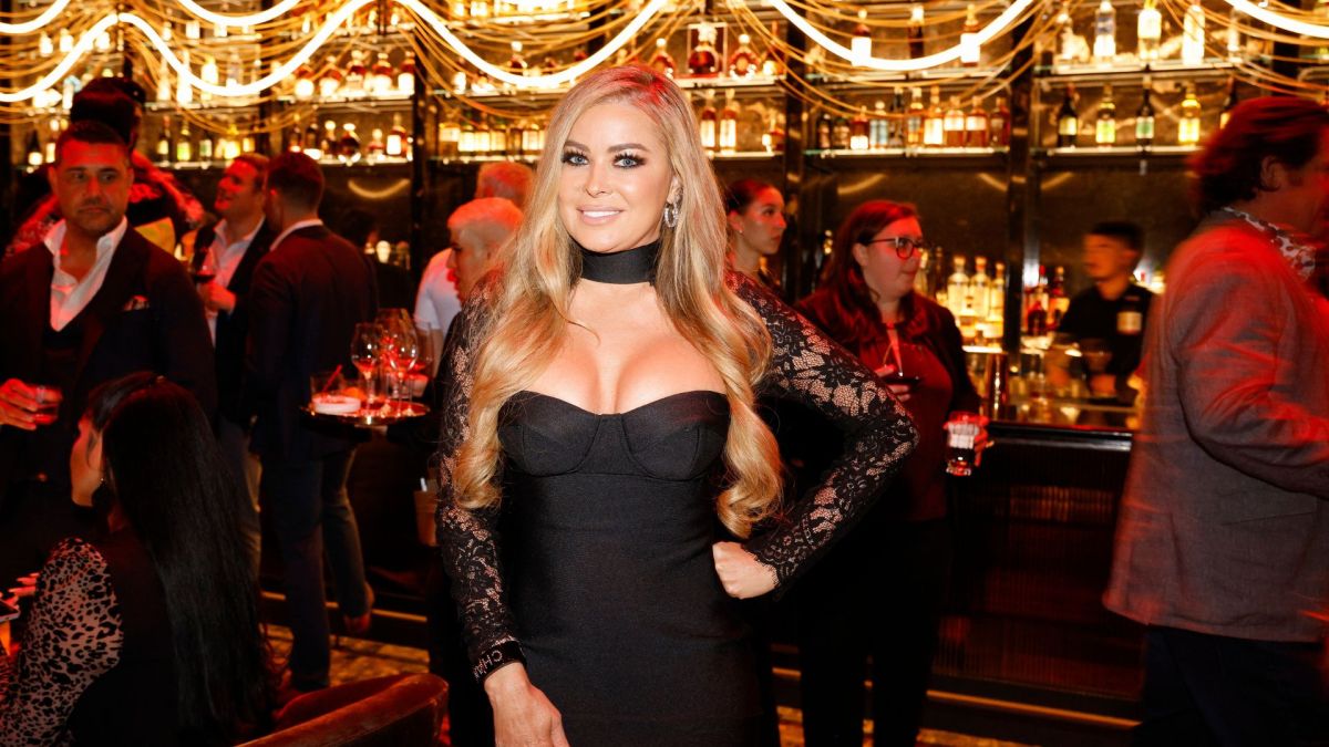 Carmen Electra attends the grand opening of AYA Rooftop Restaurant at Graton Resort & Casino.