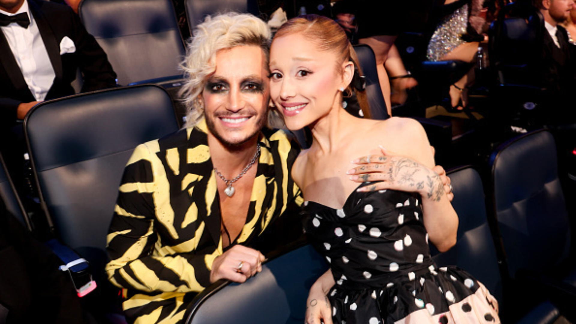 Frankie Grande, Ariana Grande at the MTV Video Music Awards 2025 held at UBS Arena on September 07, 2025 in New York, New York. (Photo by Christopher Polk/Billboard via Getty Images)