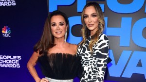 Kyle Richards and Farrah Aldjufrie