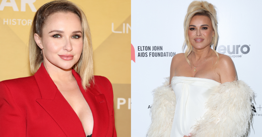 Hayden Panettiere and ‘Real Housewives of Beverly Hills’ alum Diana Jenkins in a split-screen image