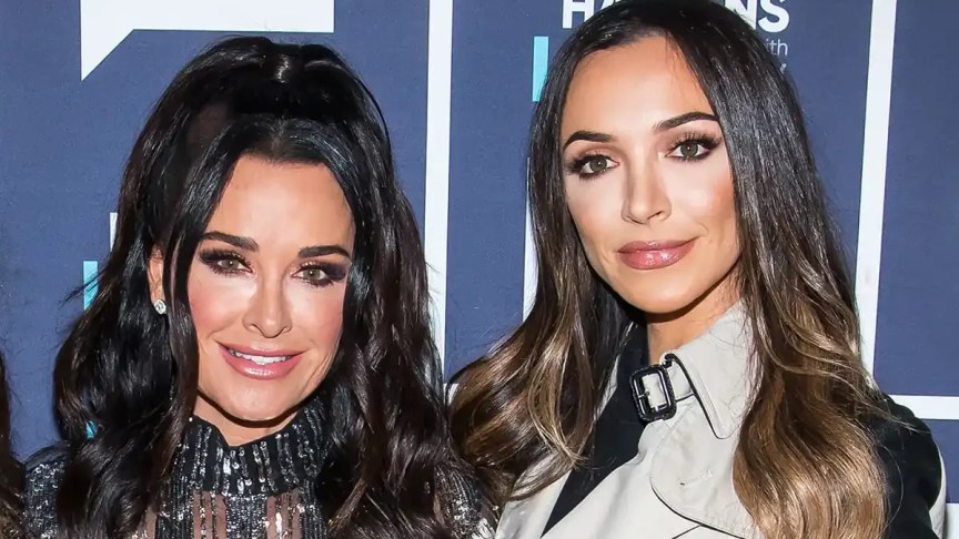Kyle Richards Farrah Aldjufrie