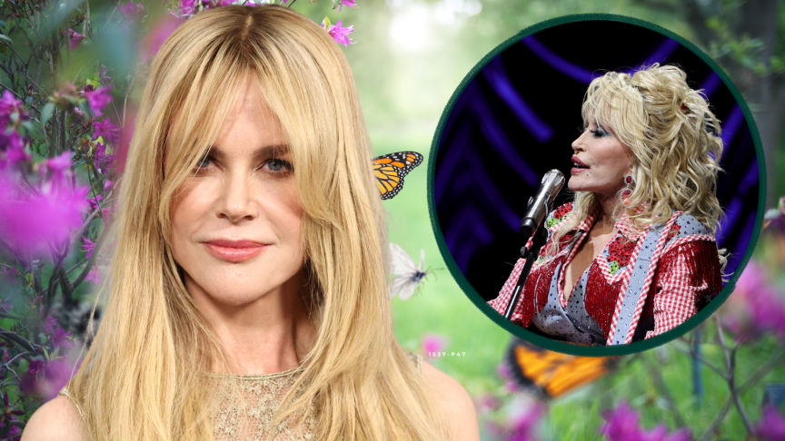 Nicole Kidman said goodbye to Dolly Parton