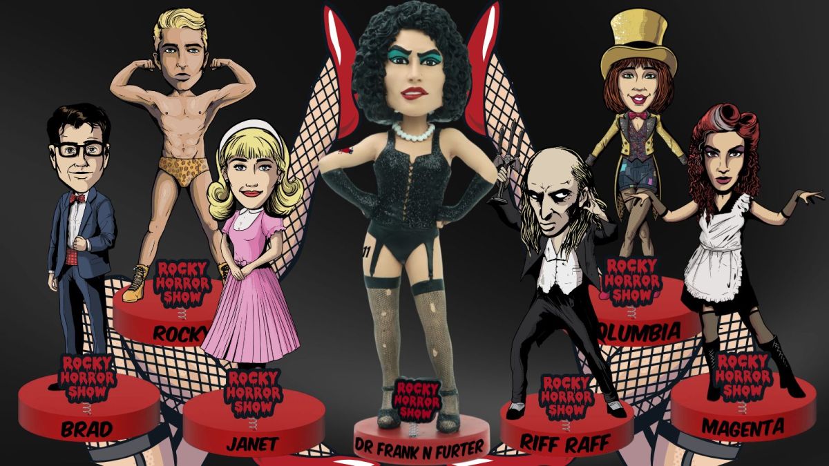 Final Design of Dr. Frank-N-Furter and Previews of Other Characters in New 'Rocky Horror' Bobblehead Collection