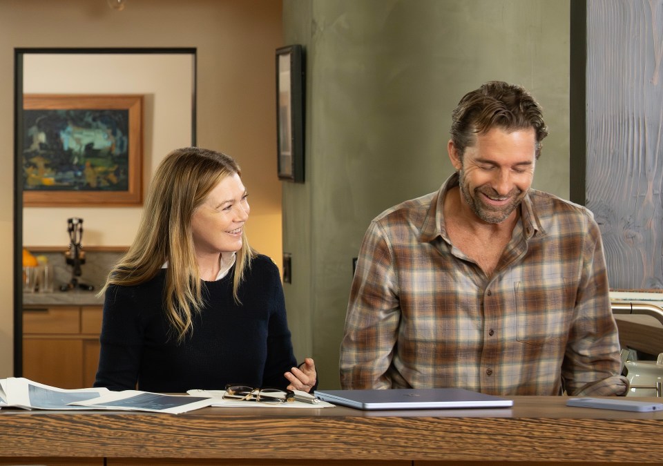 Ellen Pompeo and Scott Speedman