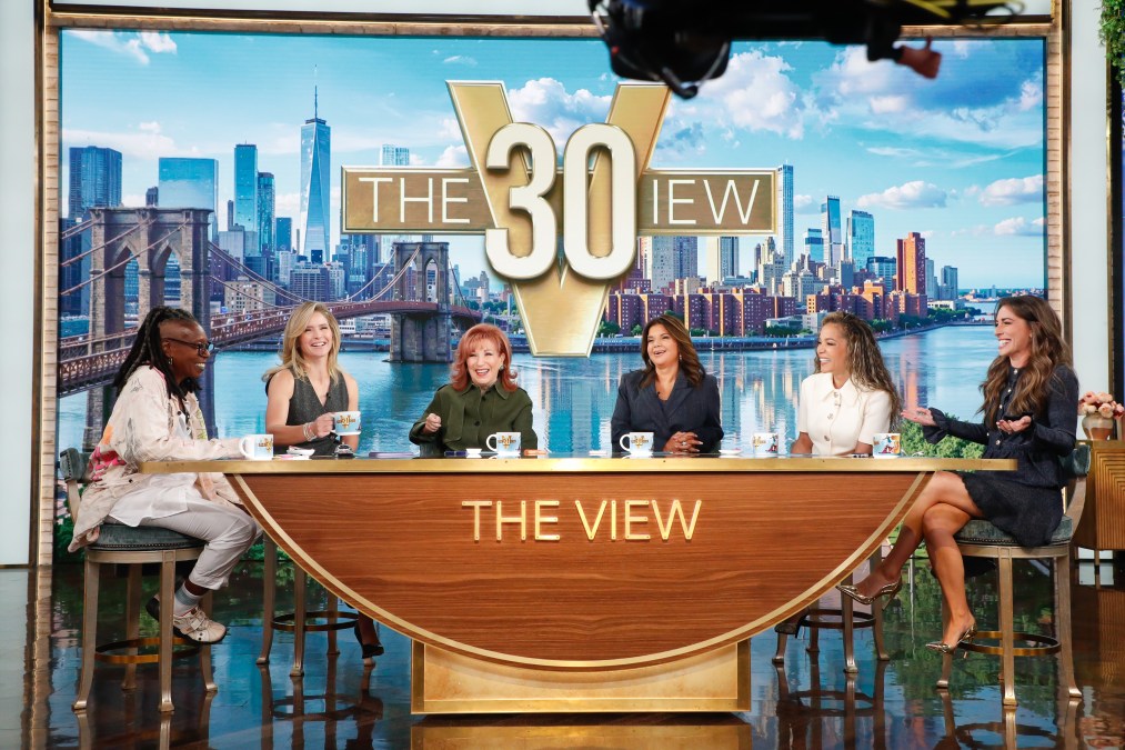 WHOOPI GOLDBERG, SARA HAINES, JOY BEHAR, ANA NAVARRO, SUNNY HOSTIN, ALYSSA FARAH GRIFFIN