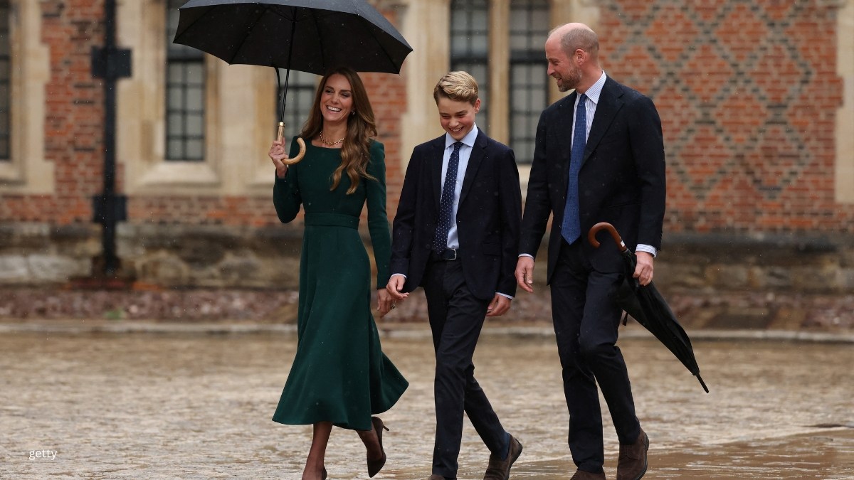 Prince George, Prince William, Catherine