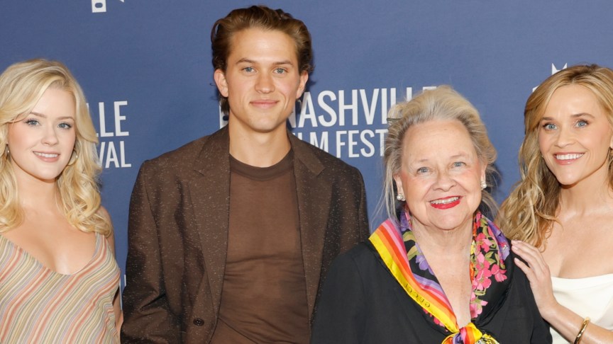 Ava Elizabeth Phillippe, Deacon Phillippe, Betty Reese and Reese Witherspoon attend event