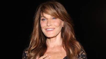 Musician & Model Carla Bruni, 58, Looked Gorgeous in Black Lace Dress During Rare Public Appearance 