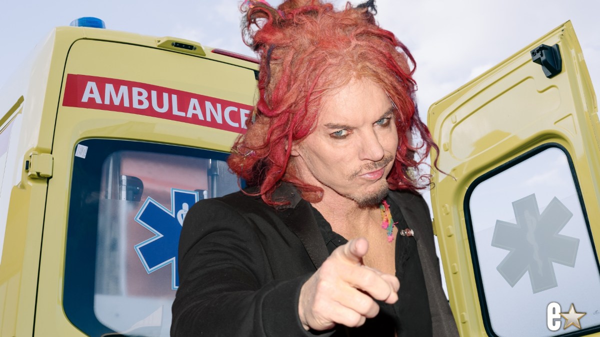 Carrot Top rushed to hospital