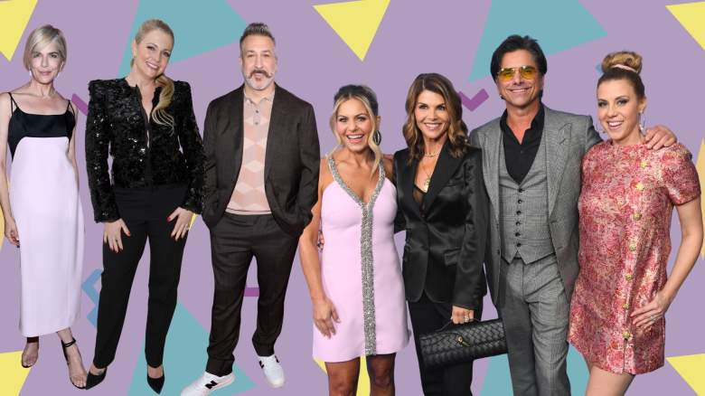 Selma Blair, Melissa Joan Hart, Joey Fatone and the cast of "Full House"