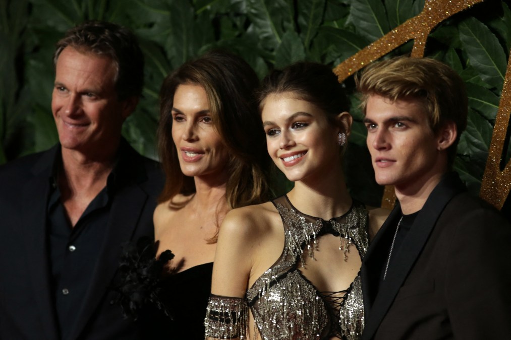 Cindy Crawford and family