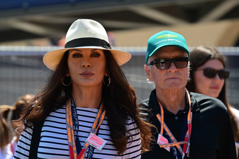Catherine Zeta-Jones and Michael Douglas.