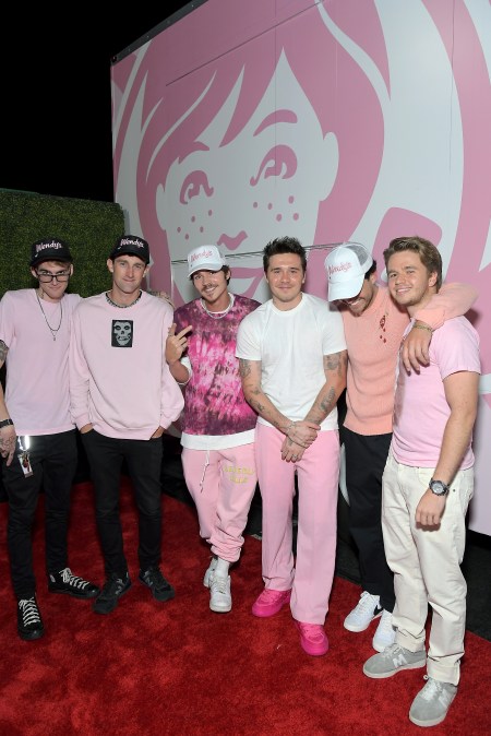 Presley Gerber, Connor Treacy, Will Peltz, Brooklyn Peltz Beckham, Cameron Palatas, and Jeremy Clerc