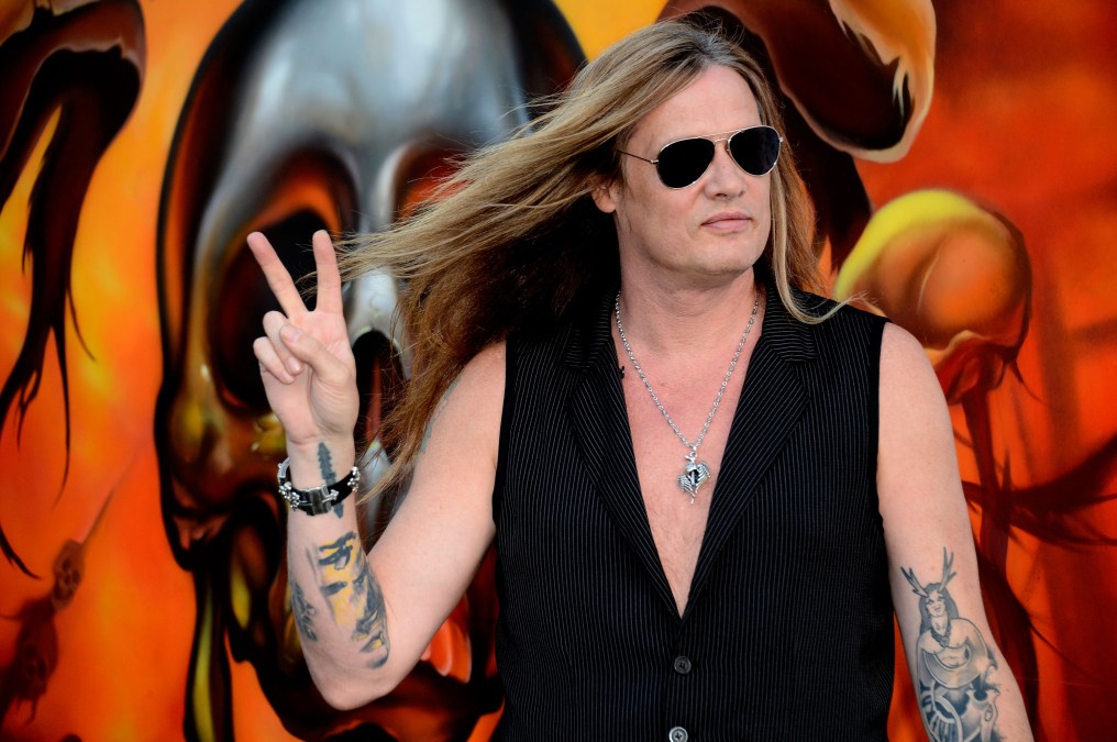 Sebastian Bach of Skid Row attends an event in 2013