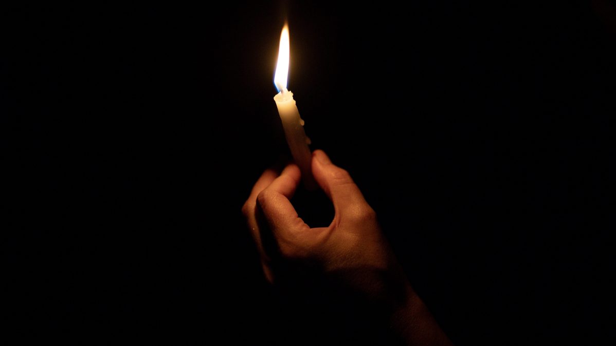 A candle for Mark Piznarski.