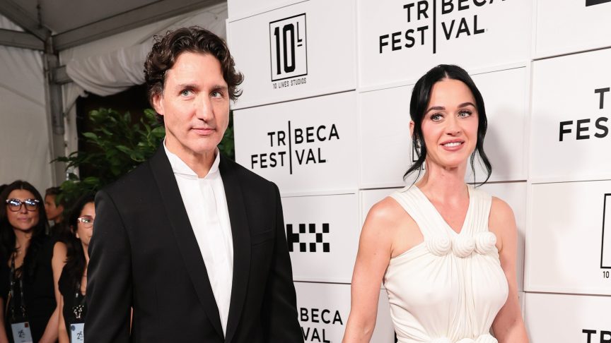 Justin Trudeau and Katy Perry.