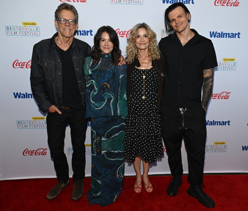 Kevin Bacon, Kyra Sedgwick, Sosie Bacon and and Travis Bacon