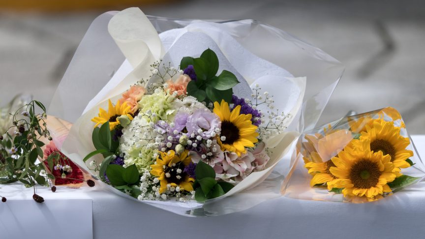 Flowers for Yuri Nakamura.