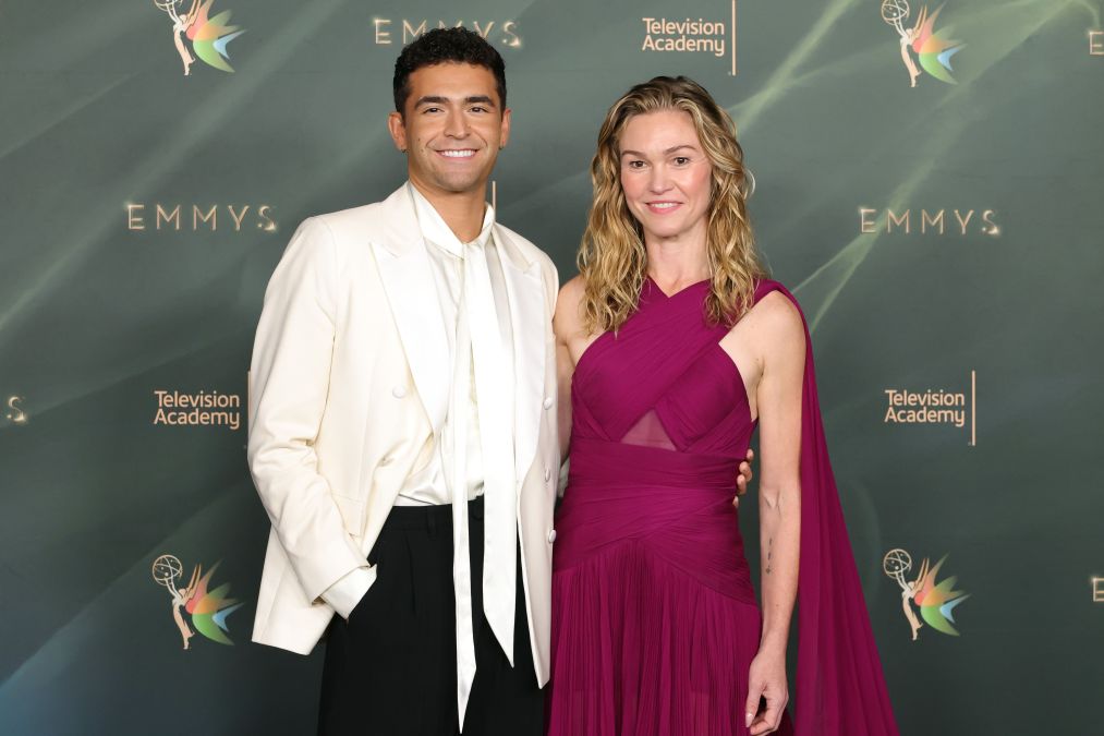 Ezra Sosa and Julia Stiles