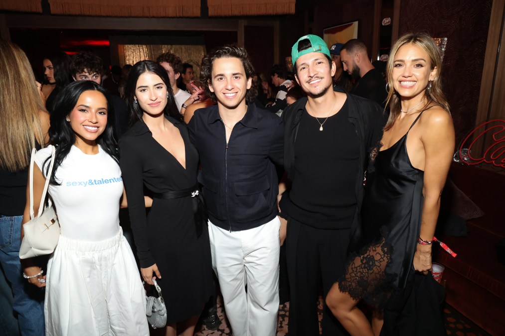 Becky G, Ana Amelia Batlle, Marcello Hernández, Danny Ramirez and Jessica Alba