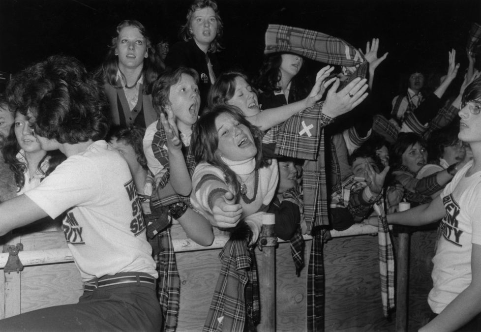 Bay City Rollers fans in the 1970s.