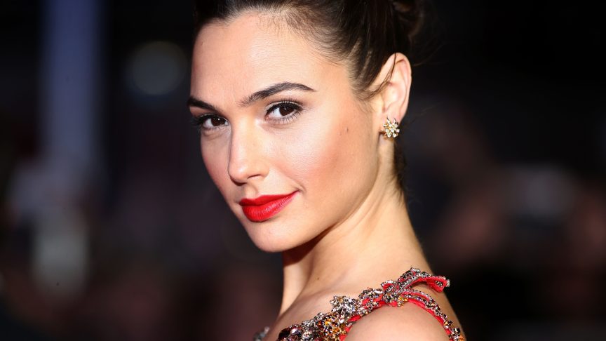 Gal Gadot at the "Batman v Superman: Dawn of Justice" European premiere.