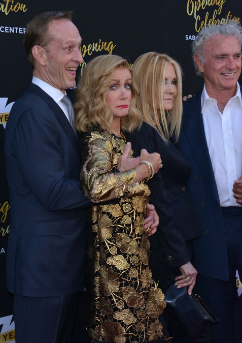 Ted Shackelford, Donna Mills, Joan Van Ark and Kevin Dobson attend an event in 2016