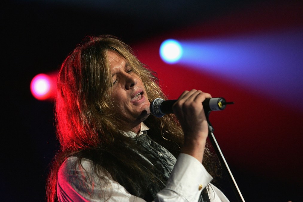 Sebastian Bach performs at the T.J. Martell Foundation 30th Anniversary Gala in 2005