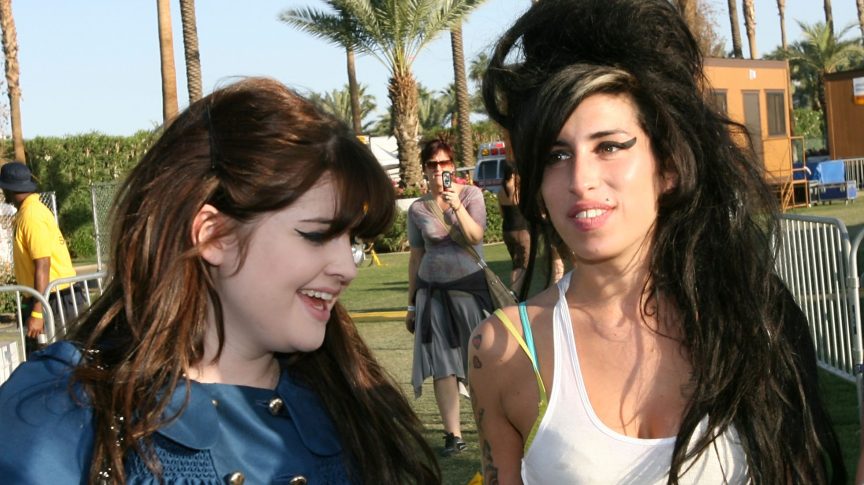 Kelly Osbourne and Amy Winehouse.