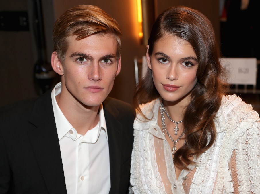 Presley Gerber and Kaia Gerber in 2017