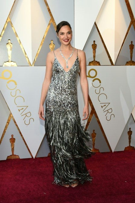 Gal Gadot at the 90th Academy Awards.