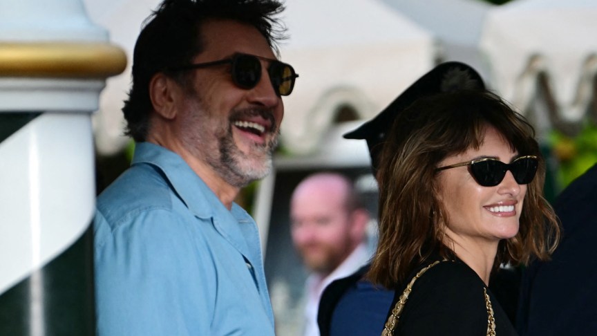 Javier Bardem and Penelope Cruz attend Venice Film Festival