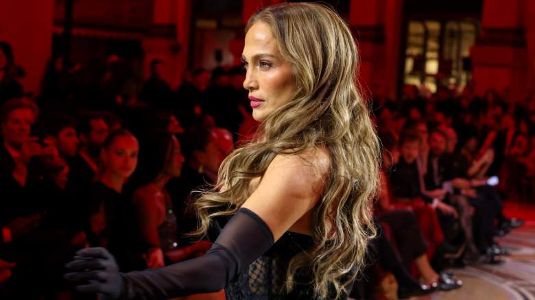 Jennifer Lopez on the runway during Milan Fashion Week