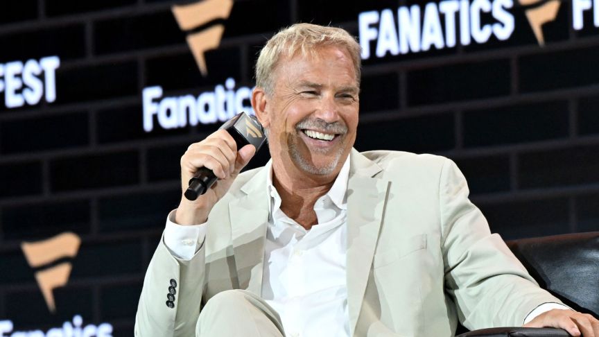Kevin Costner speaks onstage at Fanatics Fest NYC 2025 at Javits Center on June 20, 2025 in New York City