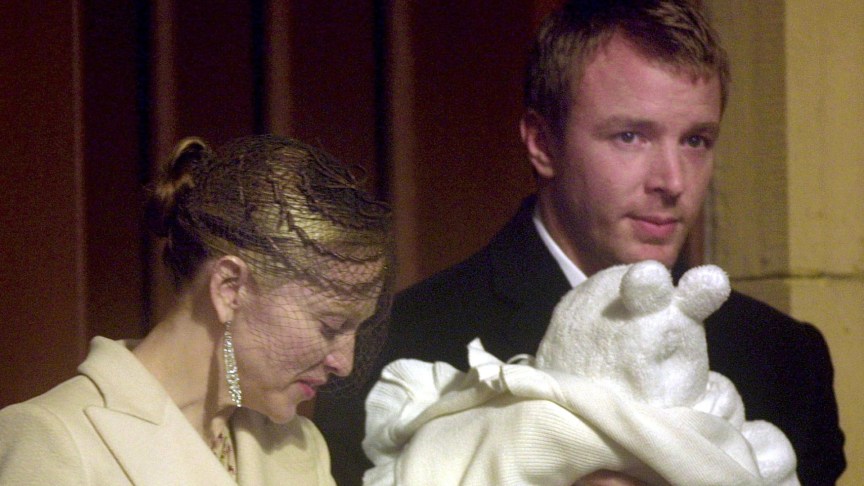 Madonna, Guy Ritchie, and son Rocco