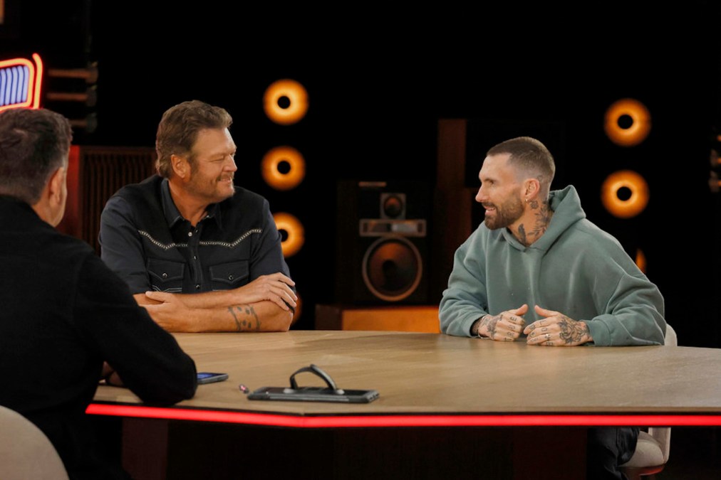 Blake Shelton and Adam Levine