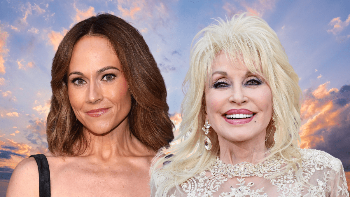Nikki DeLoach and Dolly Parton