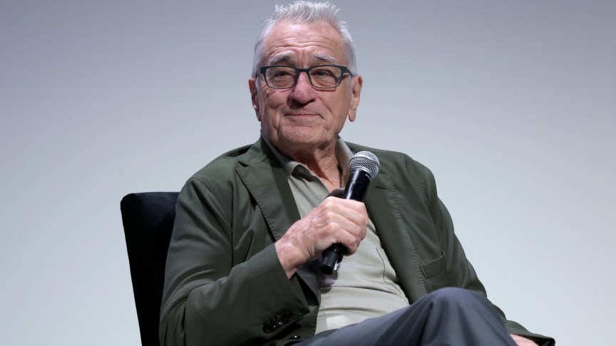 Robert De Niro onstage