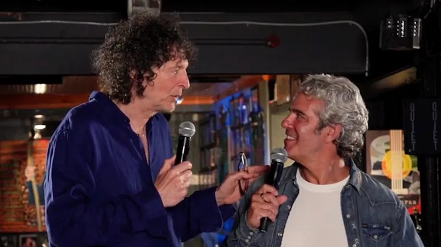 Howard Stern and Andy Cohen