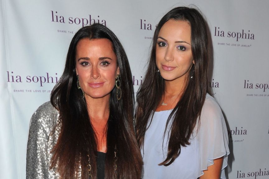 Kyle Richards and Farrah Aldjufrie.