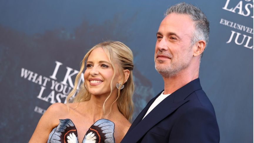 Sarah Michelle Gellar and Freddie Prinze Jr.