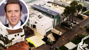 Nicolas Cage’s Malibu Street Evacuated After Sinkhole Opens