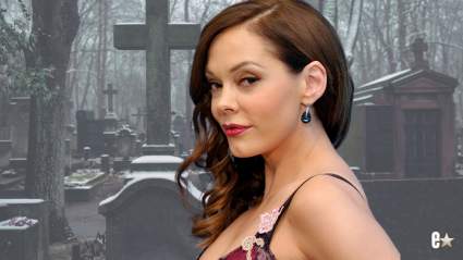 Rose McGowan Celebrates Her 53rd Birthday in a Cemetery & Debuts New Look (VIDEO)